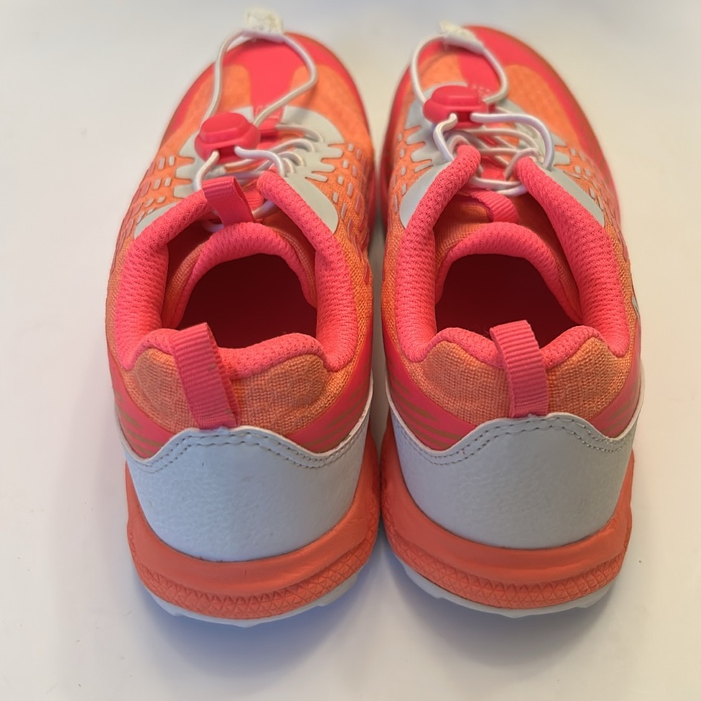 Merrell Youth Girls Agility Peak Vibrant Pink and Orange Sneakers - Picture 4 of 16